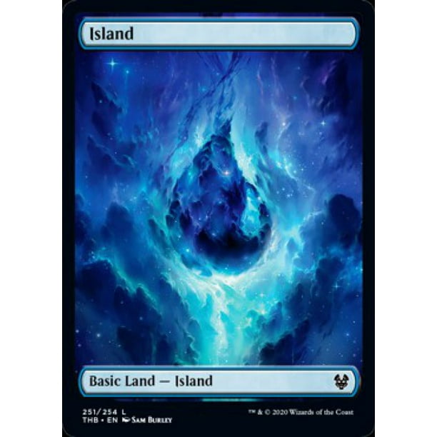Theros Beyond Death Basic Land Island FOIL
